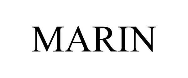 Trademark Logo MARIN