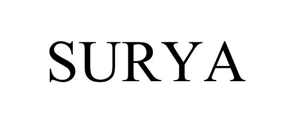 Trademark Logo SURYA