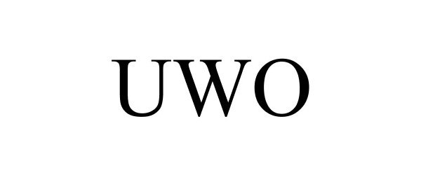 Trademark Logo UWO