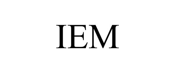 Trademark Logo IEM