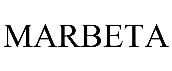 Trademark Logo MARBETA
