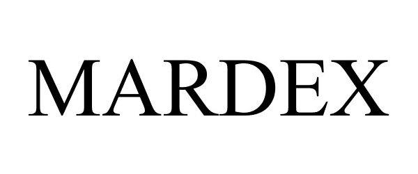 Trademark Logo MARDEX