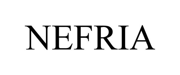 Trademark Logo NEFRIA