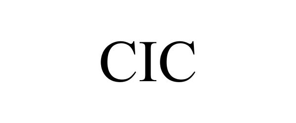 Trademark Logo CIC