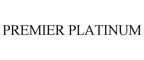 Trademark Logo PREMIER PLATINUM