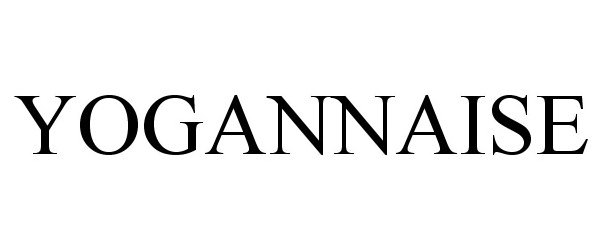Trademark Logo YOGANNAISE