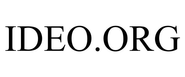 Trademark Logo IDEO.ORG