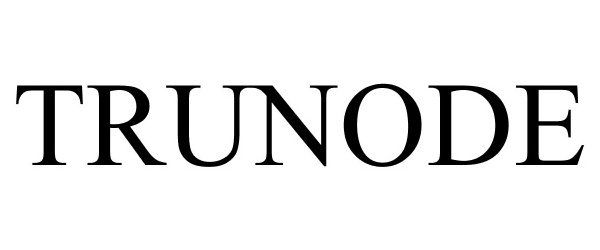 Trademark Logo TRUNODE