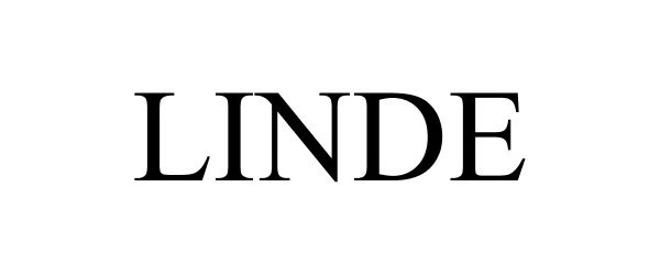 Trademark Logo LINDE
