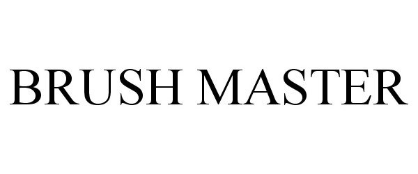 Trademark Logo BRUSH MASTER