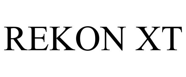 Trademark Logo REKON XT