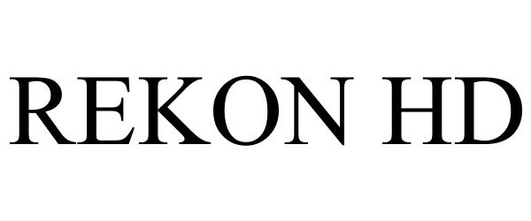 Trademark Logo REKON HD
