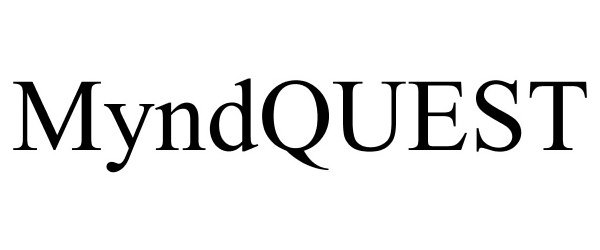 Trademark Logo MYNDQUEST