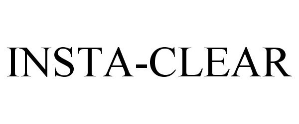 Trademark Logo INSTA-CLEAR
