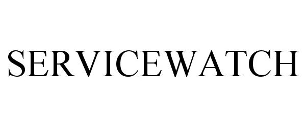 Trademark Logo SERVICEWATCH