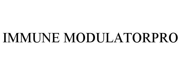 Trademark Logo IMMUNE MODULATORPRO