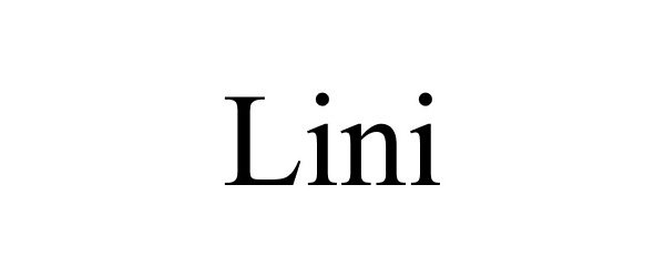 Trademark Logo LINI