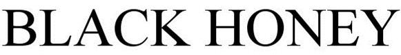 Trademark Logo BLACK HONEY