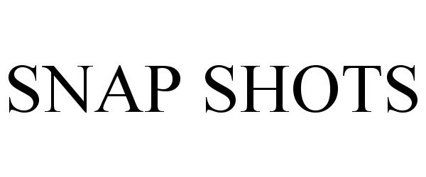 Trademark Logo SNAP SHOTS