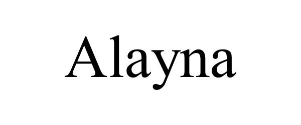 Trademark Logo ALAYNA