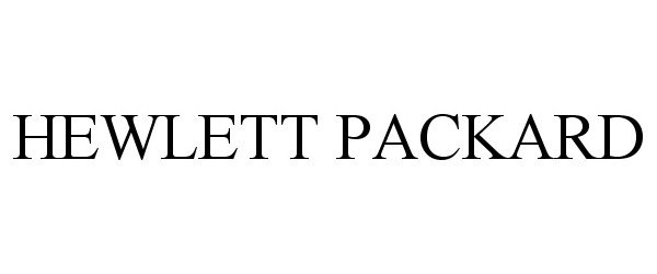 Trademark Logo HEWLETT PACKARD