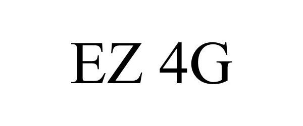 Trademark Logo EZ 4G