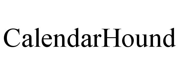 Trademark Logo CALENDARHOUND