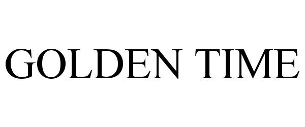 Trademark Logo GOLDEN TIME