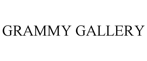 Trademark Logo GRAMMY GALLERY
