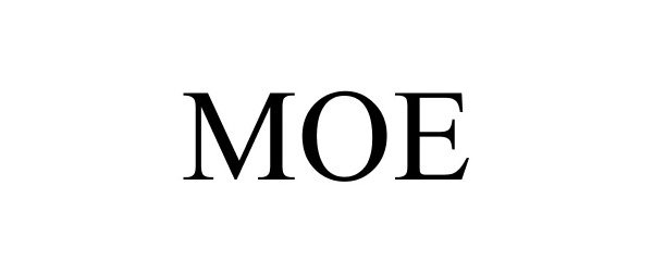 Trademark Logo MOE