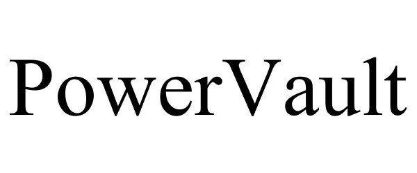 Trademark Logo POWERVAULT