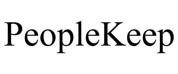Trademark Logo PEOPLEKEEP