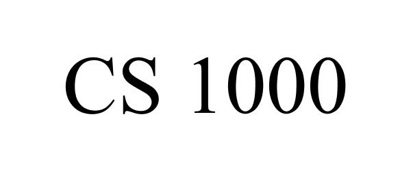  CS 1000