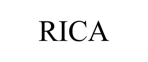 Trademark Logo RICA