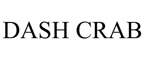 Trademark Logo DASH CRAB
