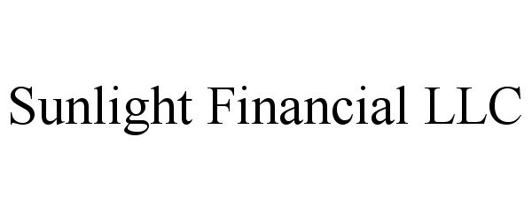 SUNLIGHT FINANCIAL LLC