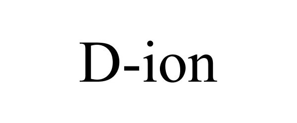 Trademark Logo D-ION