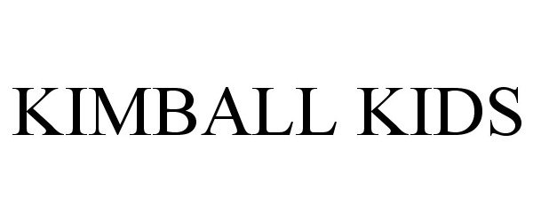 Trademark Logo KIMBALL KIDS