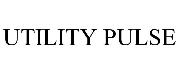 Trademark Logo UTILITY PULSE