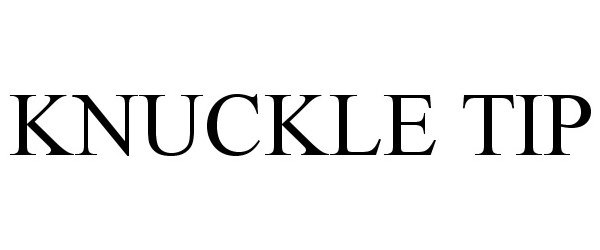 Trademark Logo KNUCKLE TIP