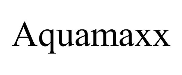 Trademark Logo AQUAMAXX