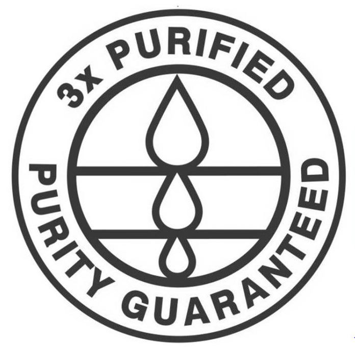  3X PURIFIED PURITY GUARANTEED