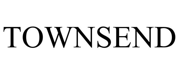 Trademark Logo TOWNSEND