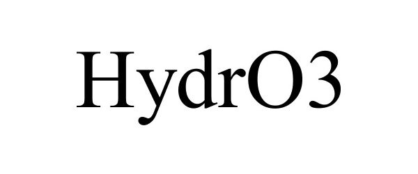 Trademark Logo HYDRO3