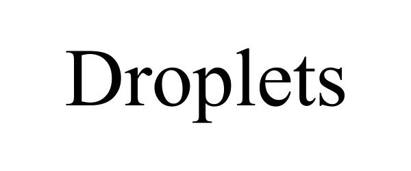 Trademark Logo DROPLETS