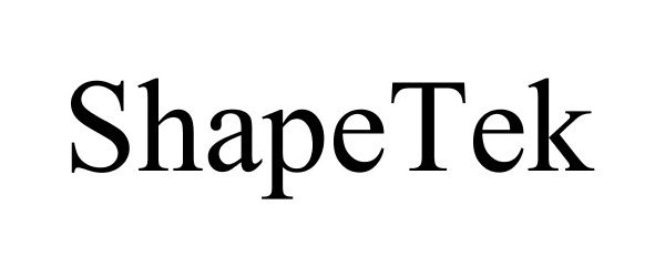 Trademark Logo SHAPETEK