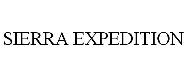 Trademark Logo SIERRA EXPEDITION
