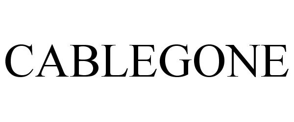 Trademark Logo CABLEGONE