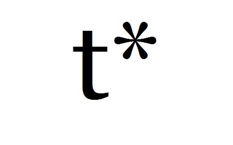 Trademark Logo T*