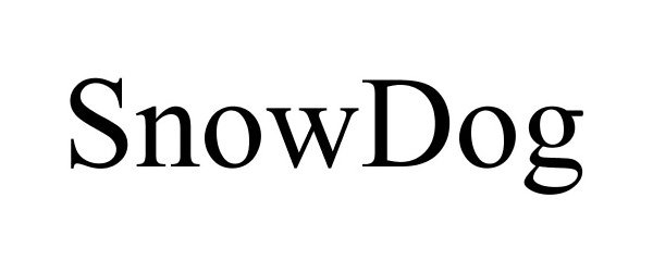 Trademark Logo SNOWDOG